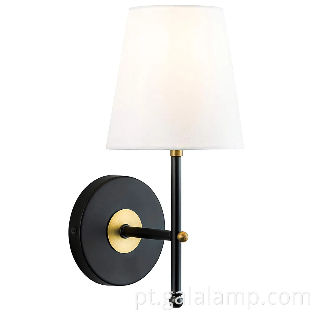 Lâmpada de parede moderna elegante para decoração de quarto contemporâneo